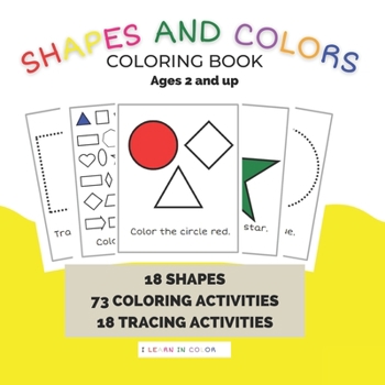 Paperback Shapes and Colors Coloring Book