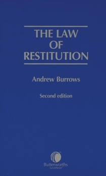 Paperback The Law of Restitution Book