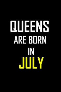 Paperback Queens are Born in JULY: 6 X 9 Blank Lined journal Gifts Idea - Birthday Gift for Women Notebook / NotebooGift - Soft Cover, Matte Finish Book