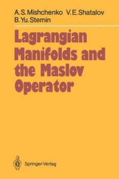 Paperback Lagrangian Manifolds and the Maslov Operator Book