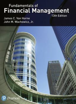 Paperback Van Horne: Fundamentals of Financial Management Book