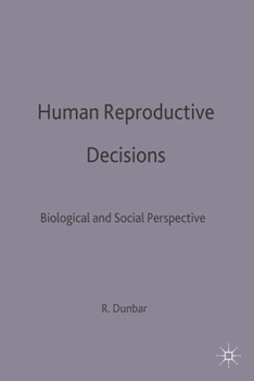Hardcover Human Reproductive Decisions Book
