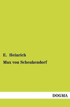 Paperback Max Von Schenkendorf [German] Book