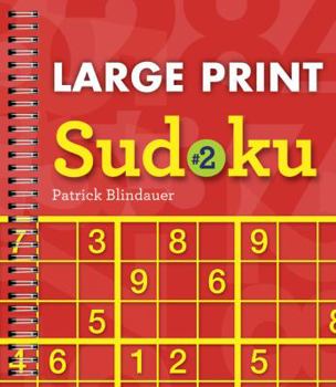 Paperback Large Print Sudoku #2 [Large Print] Book