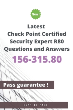 Paperback Latest Check Point Certified Security Expert 156-315.80 R80 Questions and Answers: 156-315.80 Workbook Book