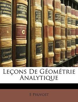 Paperback Leçons de Géométrie Analytique [French] Book