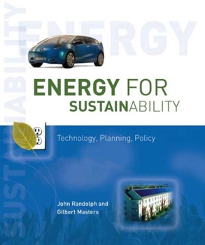 Hardcover Energy for Sustainability: Technology, Planning, Policy Book