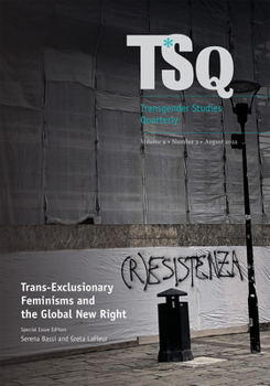 Paperback Trans-Exclusionary Feminisms and the Global New Right Book