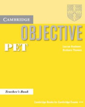 Paperback Objective PET Teacher's Book