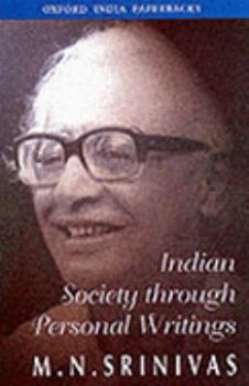 Paperback Indian Society Through Personal Writings Book