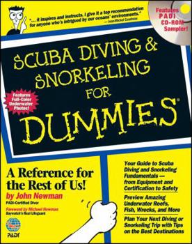 Paperback Scuba Diving & Snorkeling for Dummies Book
