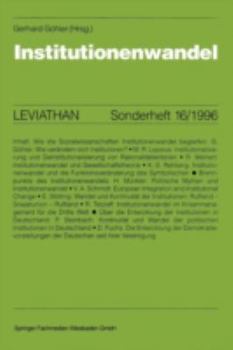 Paperback Institutionenwandel [German] Book