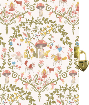 Misc. Enchanted Forest Locking Journal (Diary with Lock) Book
