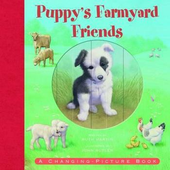 Hardcover Puppy's Farmyard Friends. Ruth Martin Book