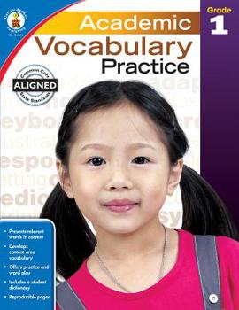 Paperback Academic Vocabulary Practice, Grade 1 Book