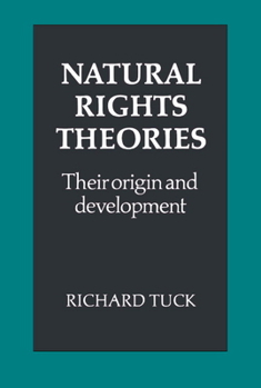 Paperback Natural Rights Theories: Their Origin and Development Book