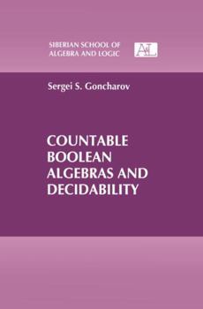 Hardcover Countable Boolean Algebras and Decidability Book