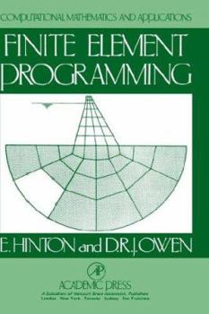 Paperback Finite Element Programming Book