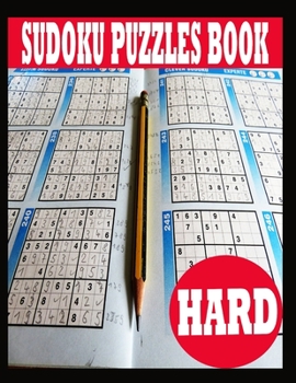 Paperback Sudoku Puzzle Book: Hard Sudoku Puzzle Book including Instructions and answer keys - Sudoku Puzzle Book for Adults Book