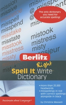 Paperback Spell It Right Dictionary Book