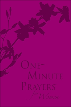 Hardcover One-Minute Prayers(r) for Women Milano Softone(tm) Raspberry Book