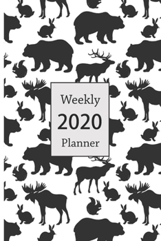 2020 Weekly Planner: Woodland 6 x 9 inch 150 Pages Year Months Weeks Calendar, Schedule, and Organizer plus Dot Grid Pages (January 2020 - December 2020)