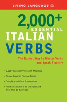 Paperback 2000+ Essential Italian Verbs: The Easiest Way to Master Verbs and Speak Fluently [With CDROM] Book