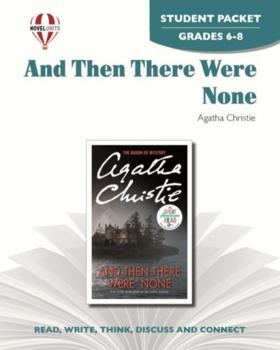 Paperback And Then There Were None - Student Packet by Novel Units Book