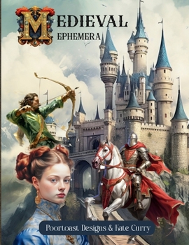 Paperback Medieval Ephemera Book: High Quality Images Of Castle and People For Paper Crafts, Scrapbooking, Mixed Media, Junk Journals, Collage Art, Artist Tradi Book