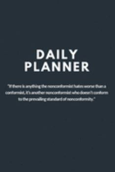 Paperback Daily Planner: Elegant Simple Minimalistic Undated Planner Organizer Book