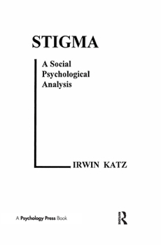 Paperback Stigma: A Social Psychological Analysis Book