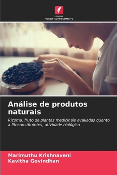 Paperback Análise de produtos naturais [Portuguese] Book