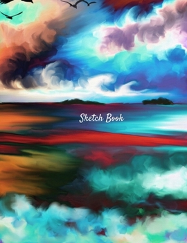 Paperback Sketch Book: Ocean Waves Themed Notebook for Drawing, Writing, Painting, Sketching, or Doodling Book