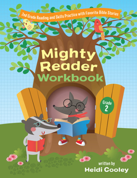 Paperback Mighty Reader Workbook, Grade 2: 2nd Grade Reading and Skills Practice with Favorite Bible Stories Book