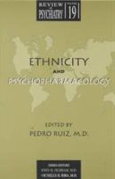 Paperback Ethnicity and Psychopharmacology Book