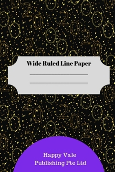 Paperback 2020 New Year Theme Wide Ruled Line Paper Book