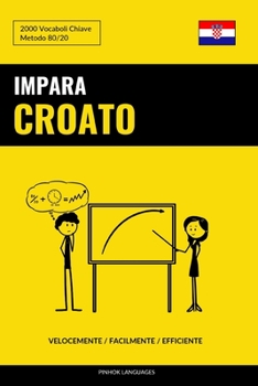 Paperback Impara il Croato - Velocemente / Facilmente / Efficiente: 2000 Vocaboli Chiave [Italian] Book