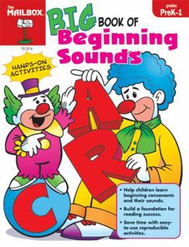 Paperback Gr Pk-1 Big Book Of Beginning Sounds Book