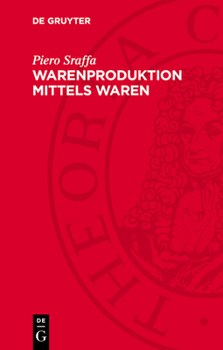 Hardcover Warenproduktion Mittels Waren: Einleitung Zu Einer Kritik Der Ökonomischen Theorie [German] Book