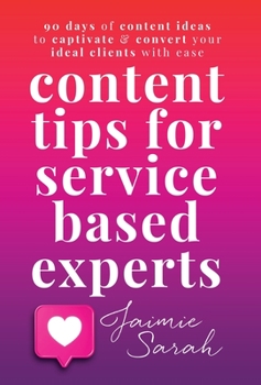 Hardcover Content Tips For Service Based Experts Book