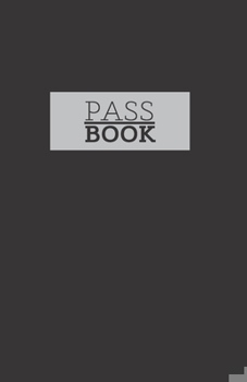 Paperback Pass Book: Password Book, Organizer with Tabs Book