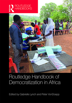 Hardcover Routledge Handbook of Democratization in Africa Book