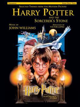 Paperback Selected Themes from the Motion Picture Harry Potter and the Sorcerer's Stone (Solo, Duet, Trio): Trombone Book