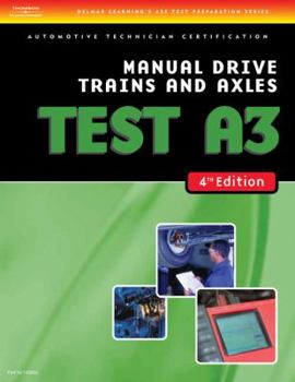 Paperback ASE Test Preparation- A3 Manual Drive Trains and Axles Book