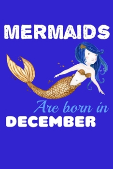 Paperback Mermaids Are Born In December: Recipe Book Food Book