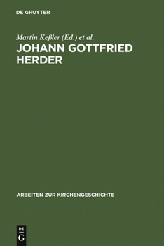 Hardcover Johann Gottfried Herder [German] Book