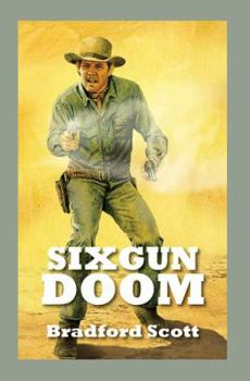 Paperback Sixgun Doom [Large Print] Book