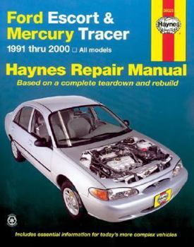 Paperback Ford Escort & Mercury Tracer, 1991 - 2000: All Models (Haynes Automotive Repair Manual) Book