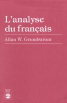 Paperback L'Analyse Du Franaais Book