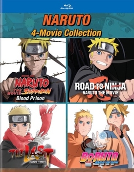Blu-ray Naruto: 4-Movie Collection Book